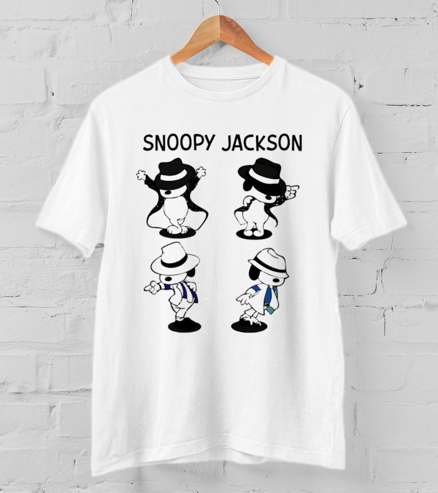 Snoopy Jackson Dance Moves With Fedora And Suit Styles T-Shirt