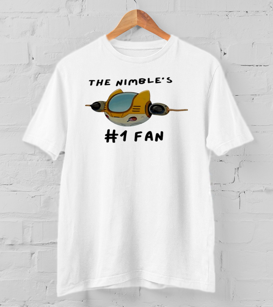 The Nimble's #1 Fan Spacecraft Cartoon T-Shirt
