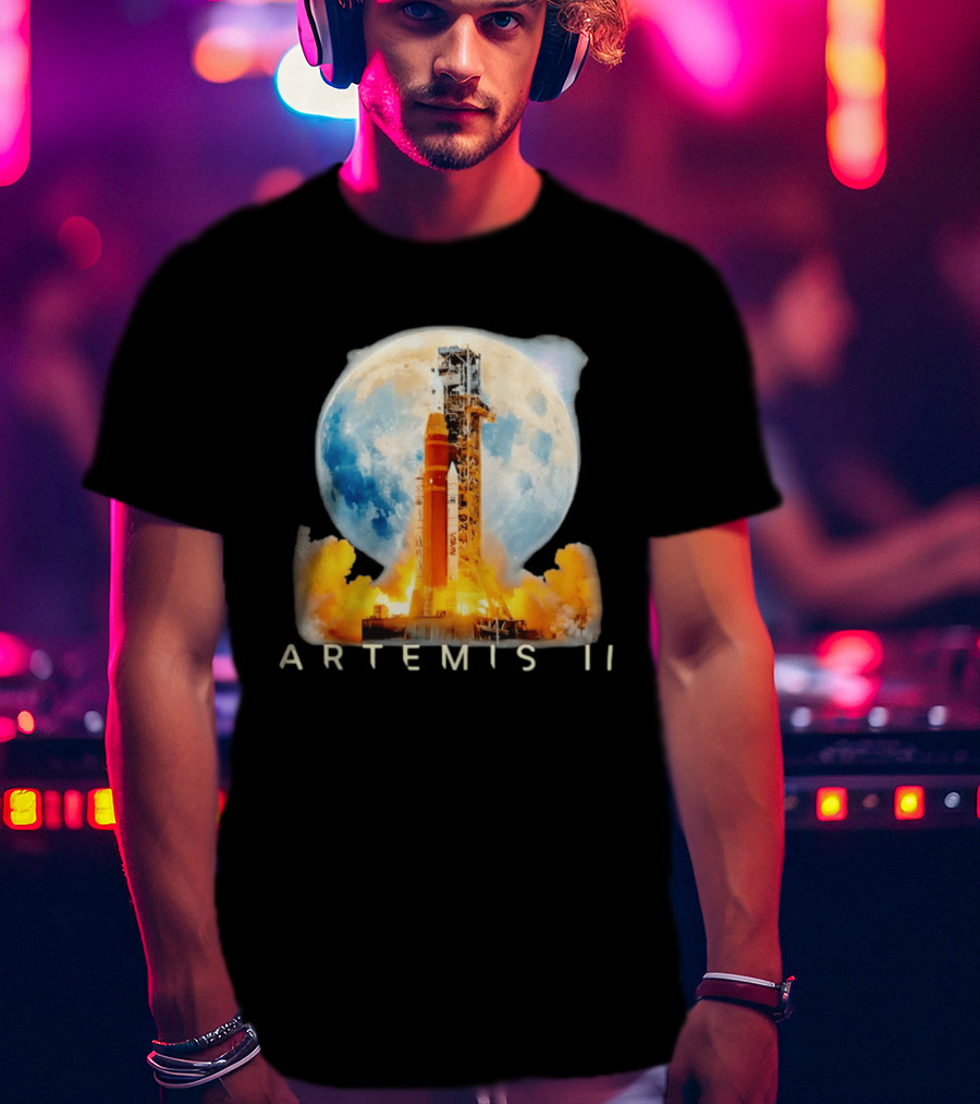 Artemis II Moon Mission NASA Rocket Launch 2026 T-Shirt