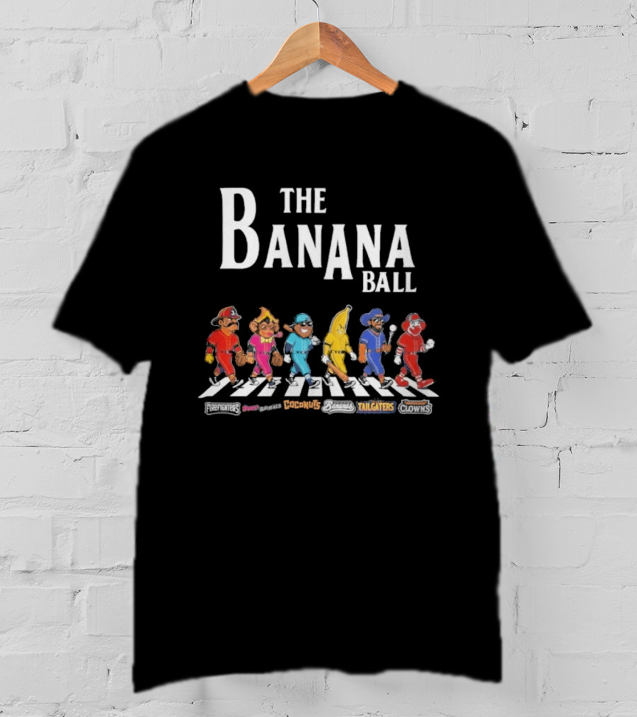 The Banana Ball Walk Abbey Road Cereal Killers Cocoanuts Fruit Batters Tailgaters Players T-Shirt