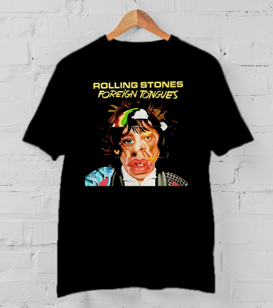 Rolling Stones Foreign Tongues Collage Face 2026 T-Shirt