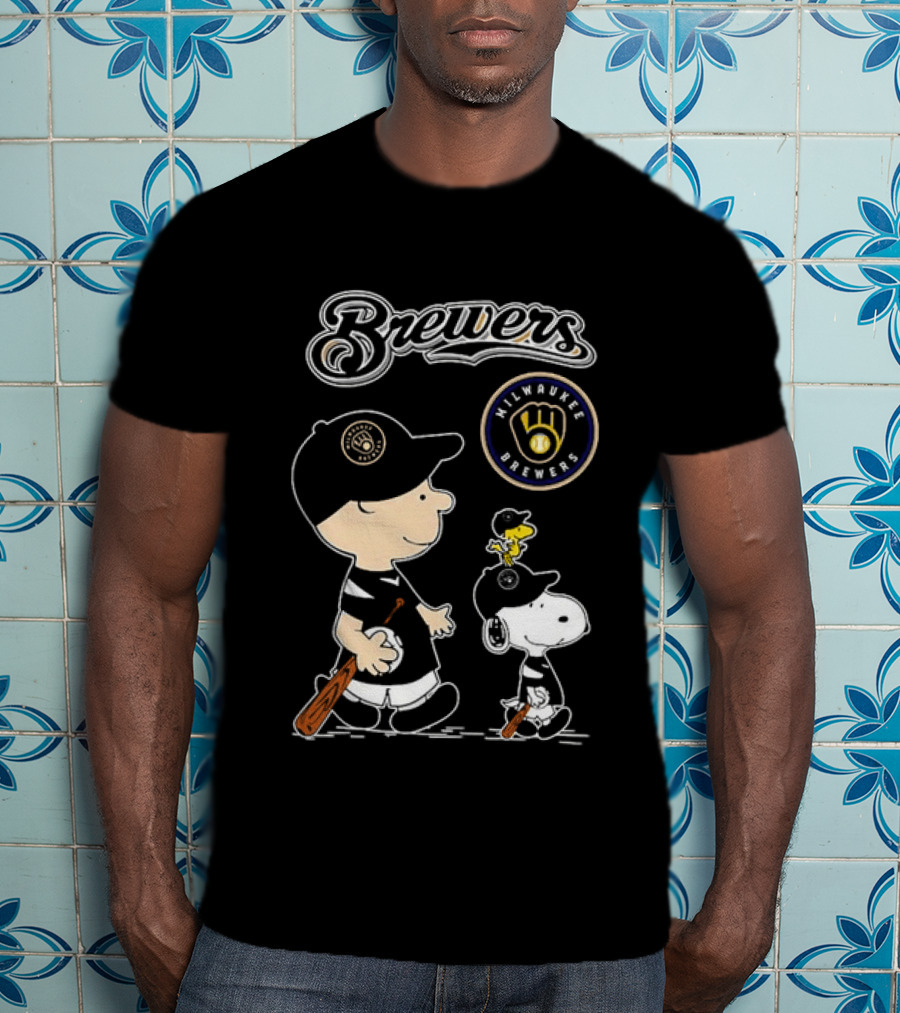 Brewers Milwaukee Snoopy Woodstock Baseball Peanuts 2026 T-Shirt