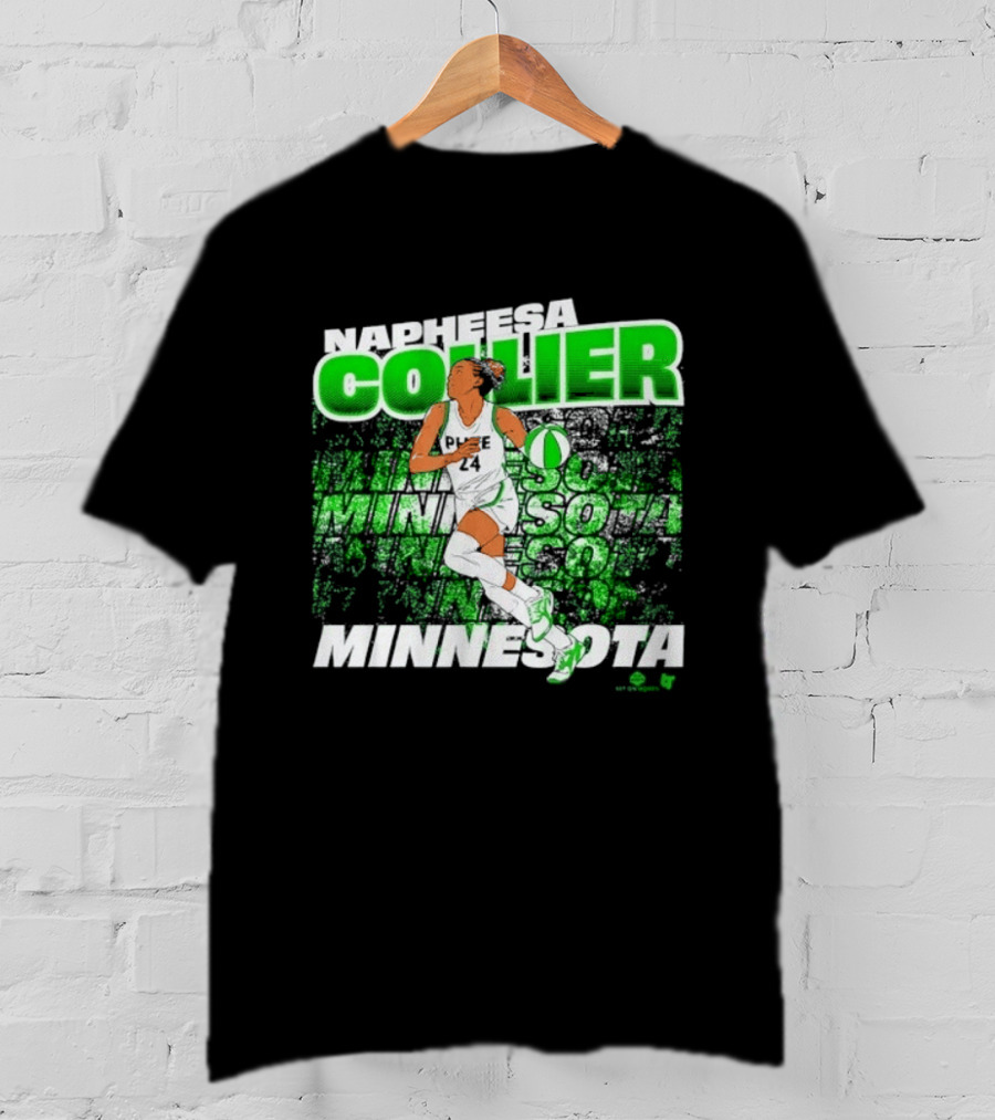 Napheesa Collier Minnesota Lynx Basketball Green Minnesota T-Shirt
