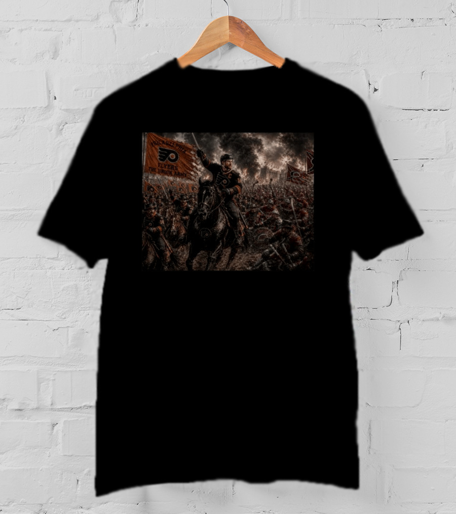 Philadelphia Flyers The Union Army Battle Scene T-Shirt