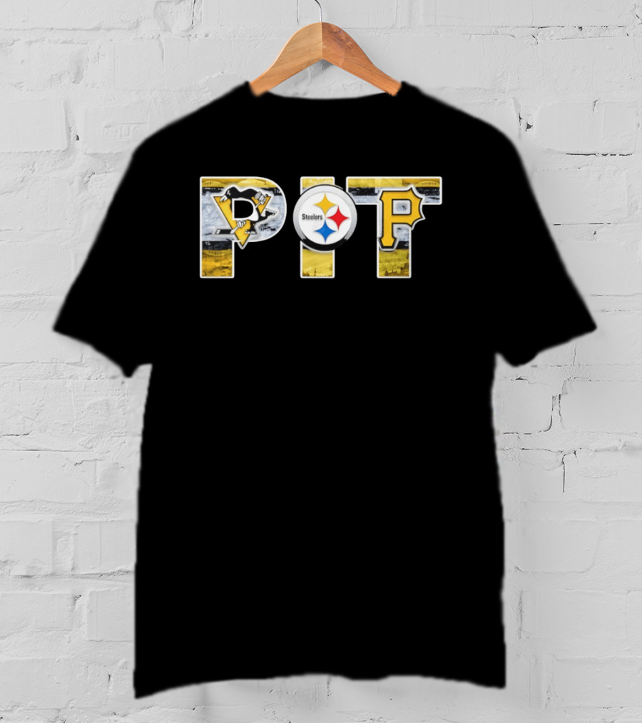PIT Pittsburgh Steelers Penguins Pirates Fan Pride T-Shirt