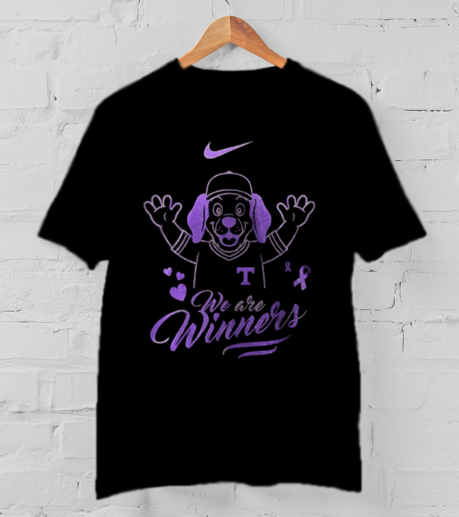 Tennessee Volunteers We Are Winners Cancer Survivors Nike Collaboration T-Shirt