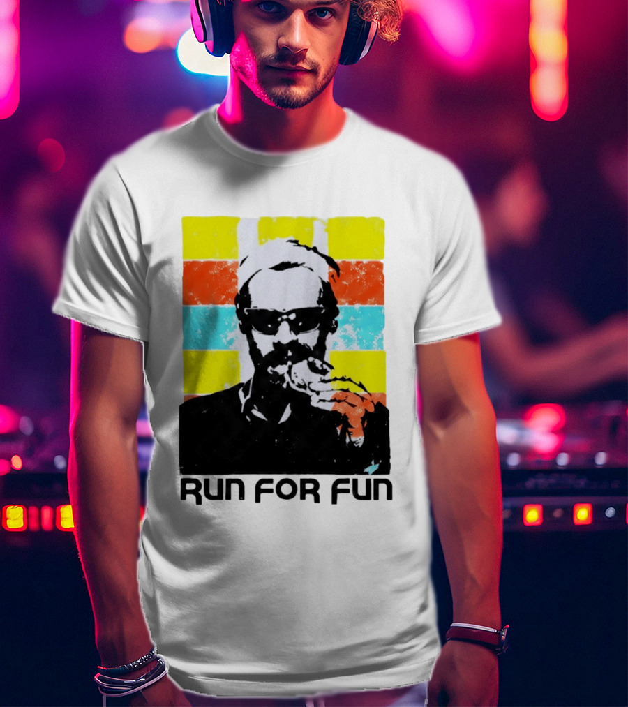 Together Tour Amsterdam Run For Fun 2026 Icon With Sunglasses Eating Pizza T-Shirt