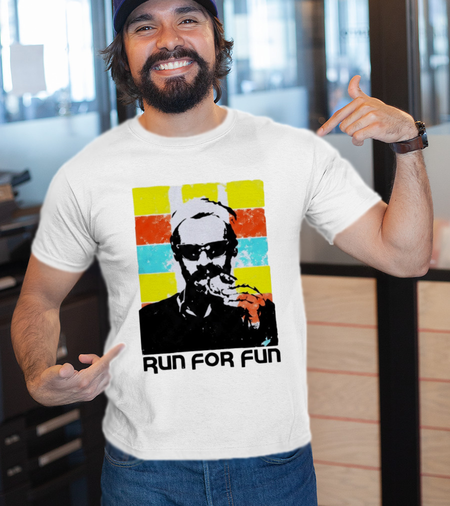 Together Tour Amsterdam Run For Fun 2026 Icon With Sunglasses Eating Pizza T-Shirt