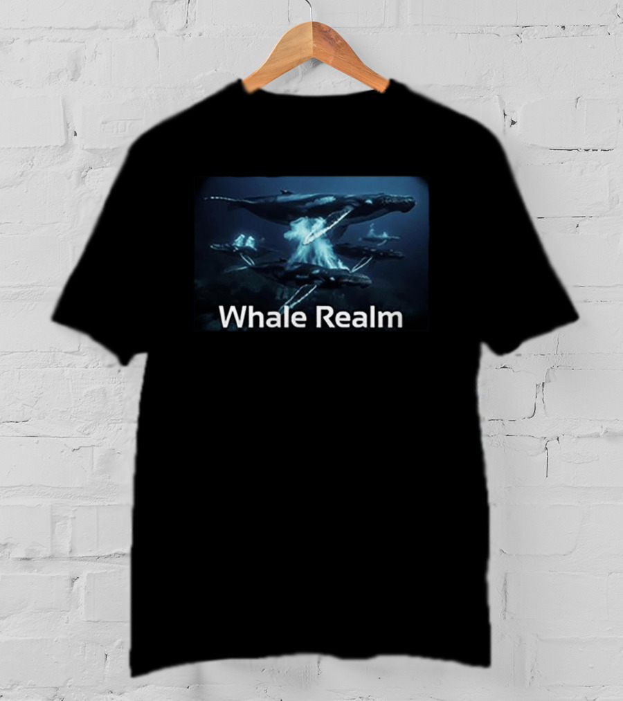 Whale Realm Ocean Scene Aquatic World T-Shirt