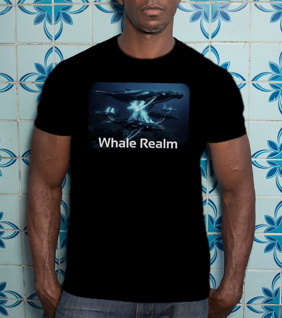 Whale Realm Ocean Scene Aquatic World T-Shirt