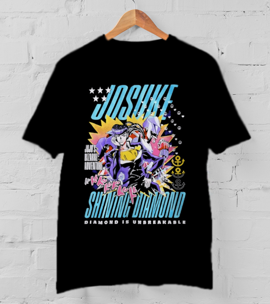 Josuke Shining Diamond JoJo's Bizarre Adventure Diamond Is Unbreakable T-Shirt