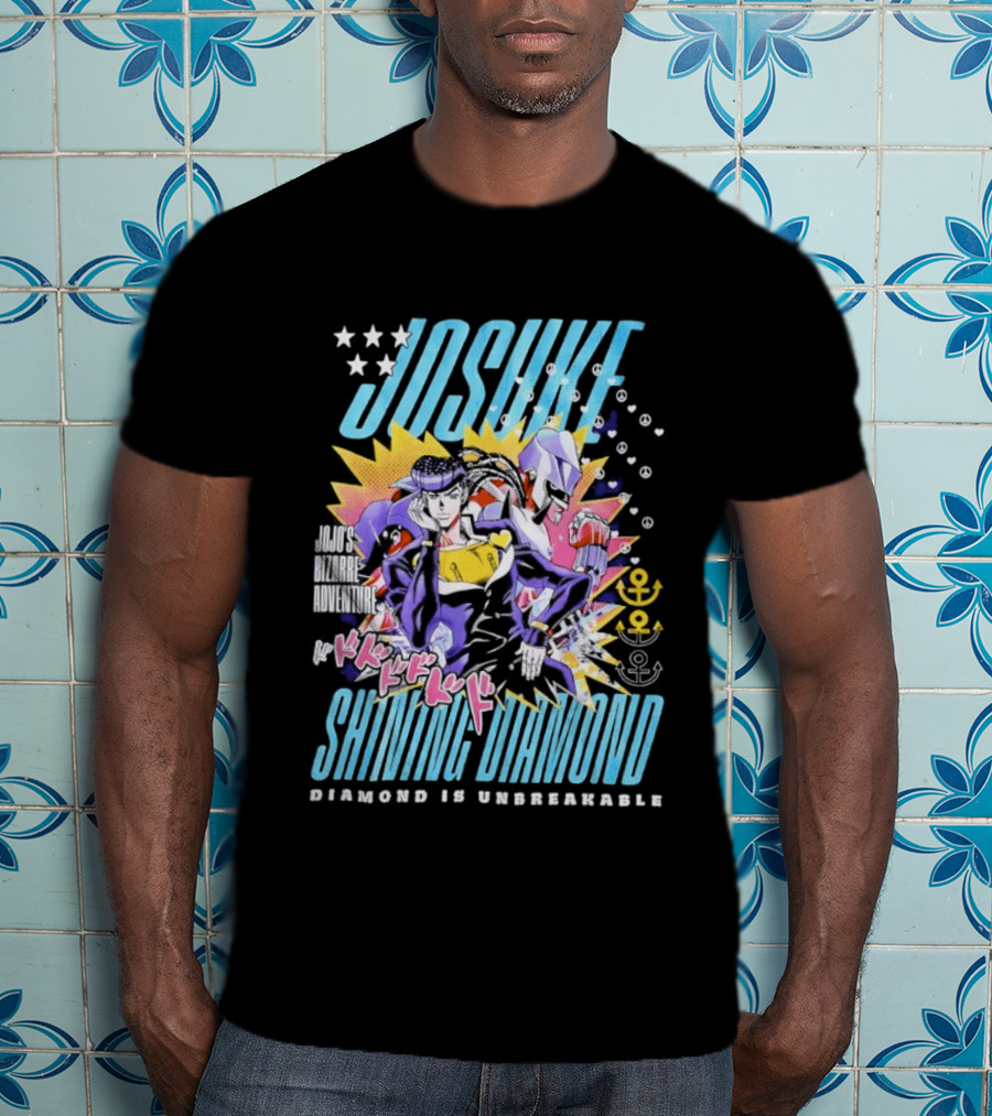 Josuke Shining Diamond JoJo's Bizarre Adventure Diamond Is Unbreakable T-Shirt