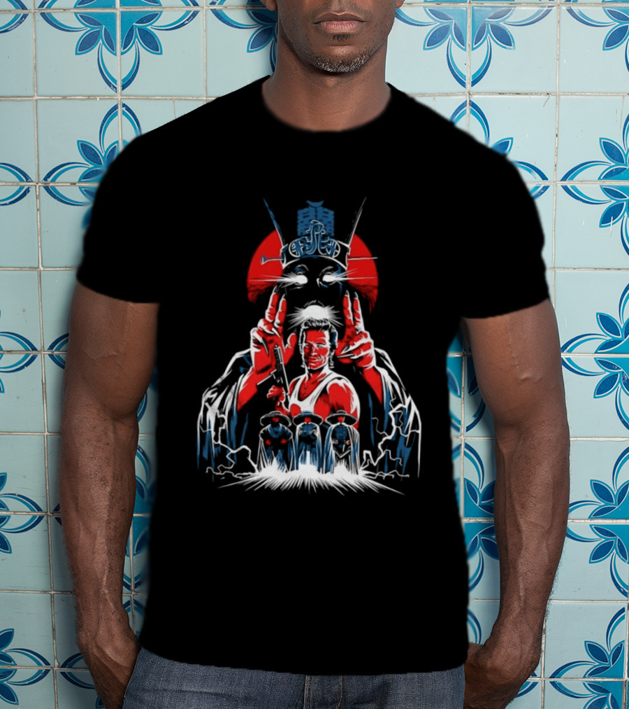 Big Trouble In Little China Jack Burton Action Pose T-Shirt