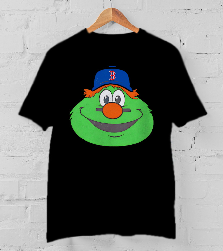 Boston Red Sox Wally The Green Monster Big Face 2026 T-Shirt