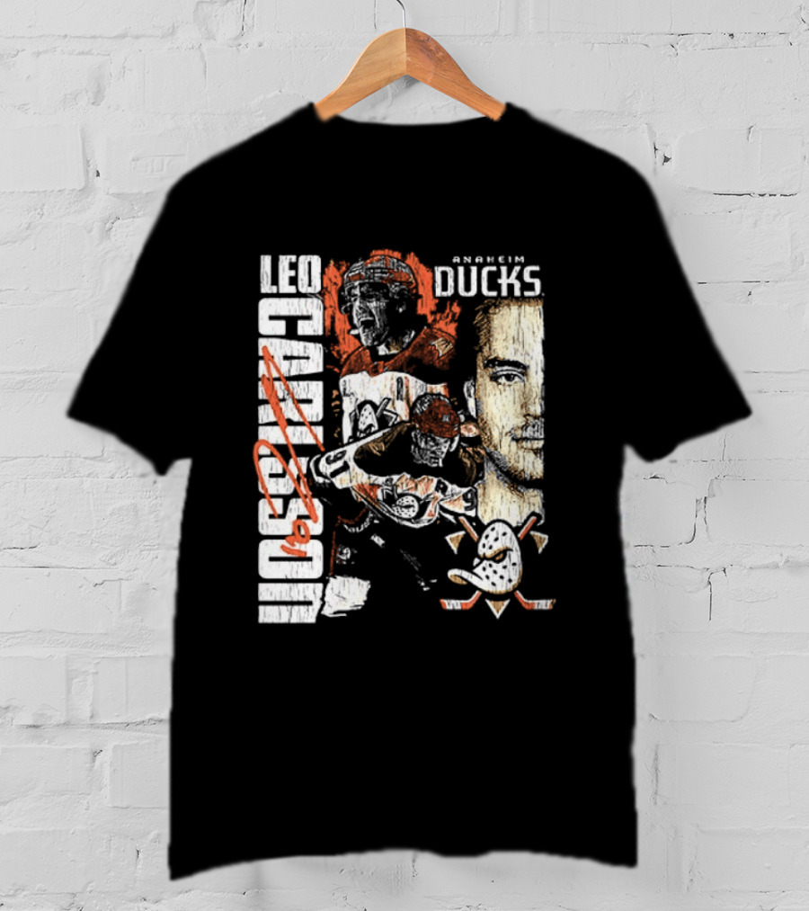 Leo Carlsson Anaheim Ducks Hockey 2026 T-Shirt