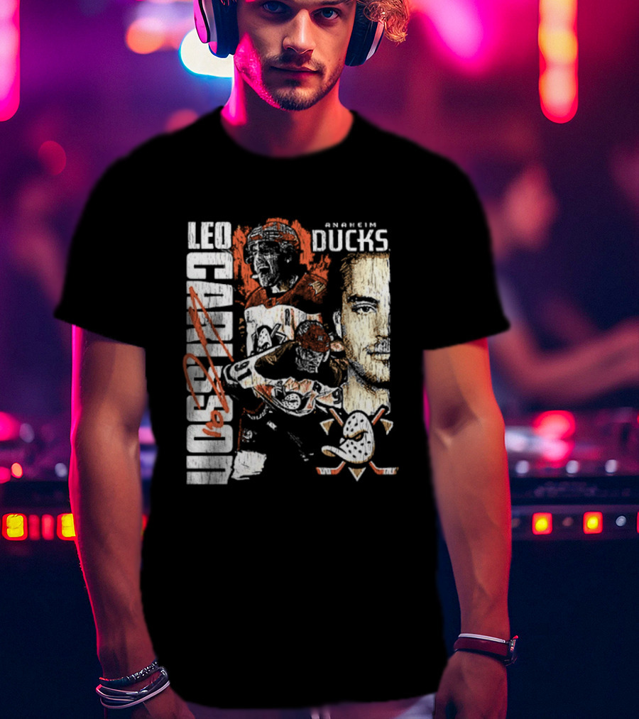 Leo Carlsson Anaheim Ducks Hockey 2026 T-Shirt