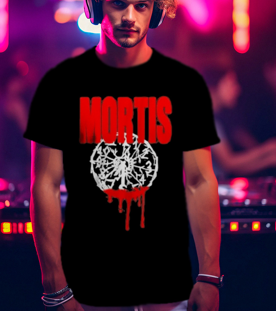 MORTIS Dripping Bloody Wheel T-Shirt