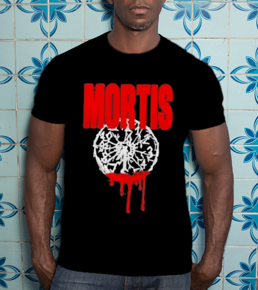 MORTIS Dripping Bloody Wheel T-Shirt