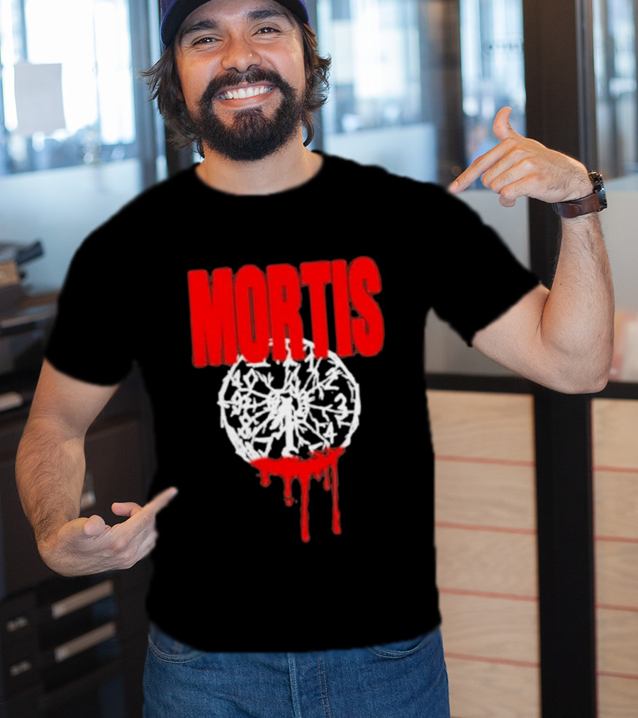 MORTIS Dripping Bloody Wheel T-Shirt