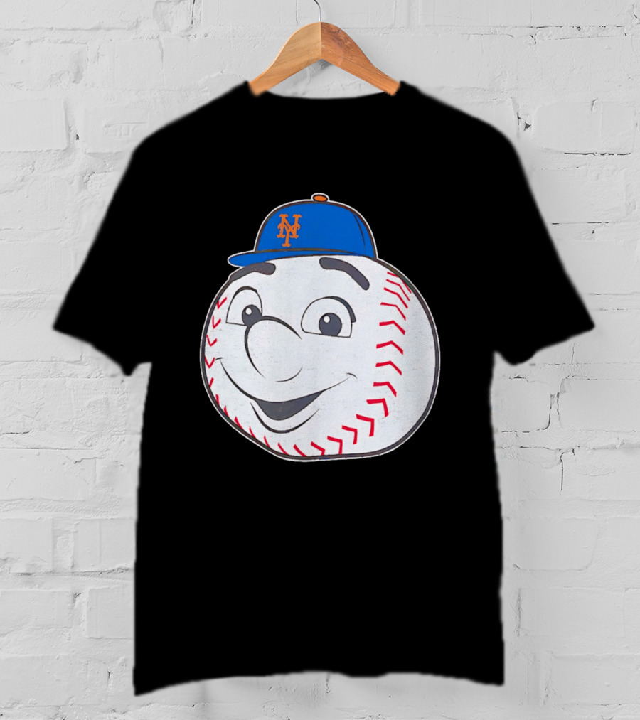 New York Mets Mr. Met Big Face Baseball 2026 T-Shirt