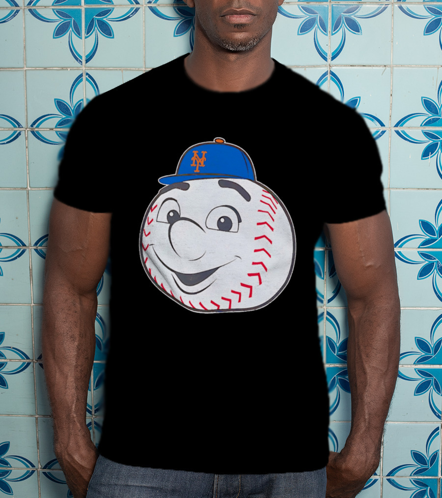 New York Mets Mr. Met Big Face Baseball 2026 T-Shirt