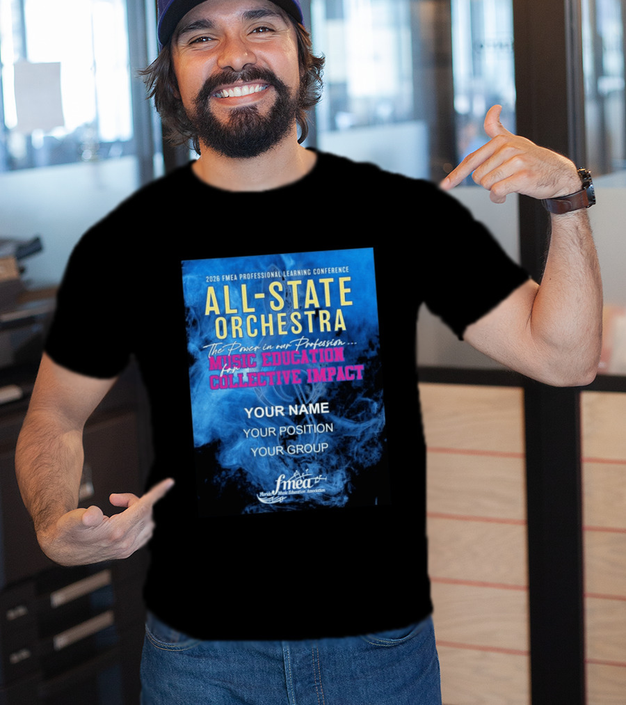 2026 FMEA Professional Learning Conference All State Orchestra Music Education For Collective Impact T-Shirt