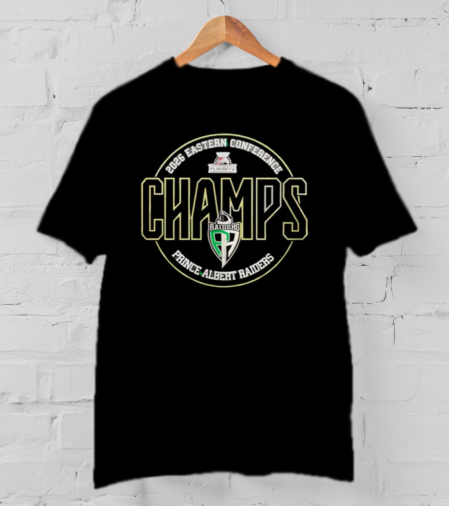 Prince Albert Raiders 2026 WHL Eastern Conference Champs T-Shirt