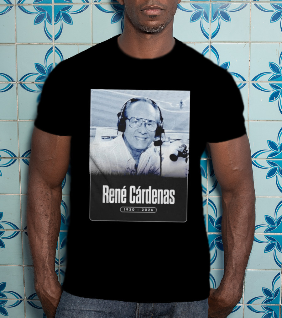 Rene Cardenas 1930 2026 Celebrating Legacy In Broadcasting T-Shirt