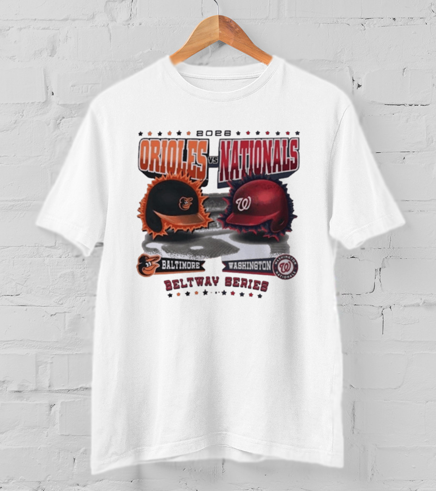2026 Baltimore Orioles Vs Washington Nationals Beltway Series T-Shirt