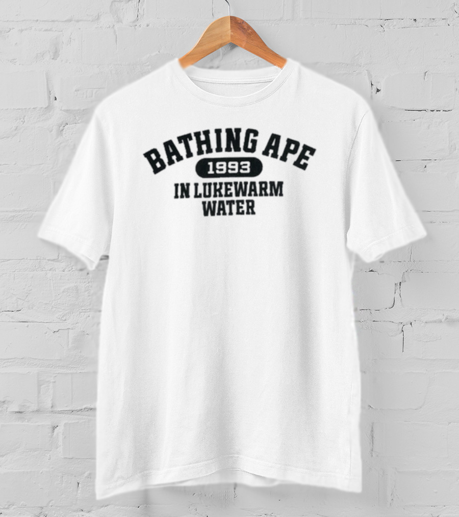 Bathing Ape 1993 In Lukewarm Water Retro Style Vintage Fashion T-Shirt