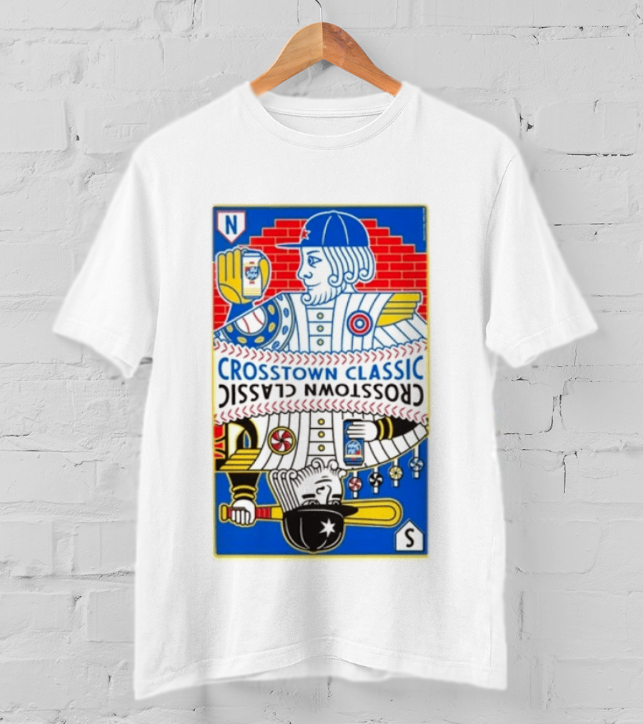 Crosstown Classic Series Card Chicago Cubs Vs Chicago White Sox T-Shirt