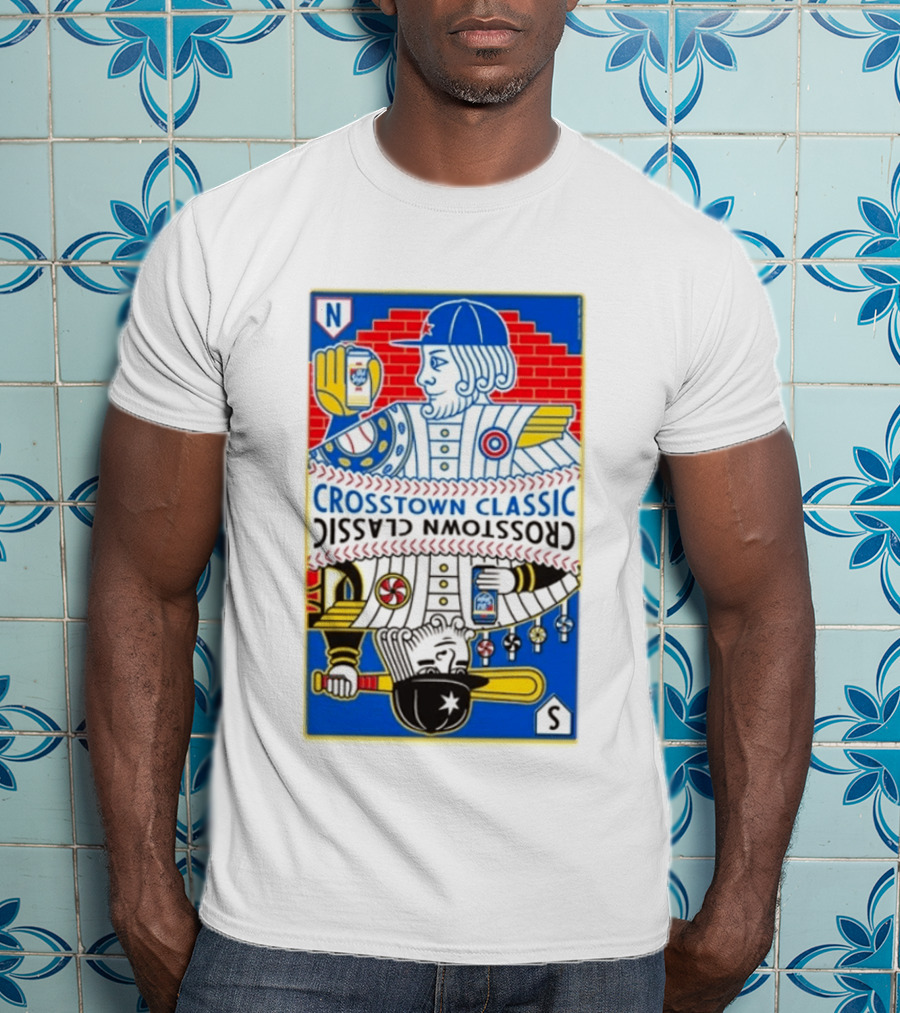 Crosstown Classic Series Card Chicago Cubs Vs Chicago White Sox T-Shirt