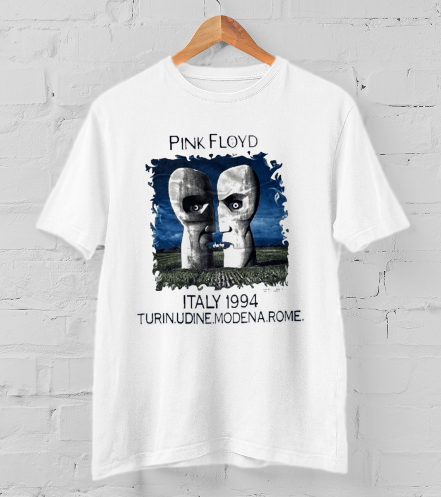 Pink Floyd Italy 1994 Turin Udine Modena Rome Faces T-Shirt