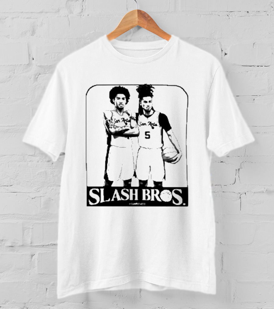 San Antonio Spurs Slash Bros Basketball Players T-Shirt