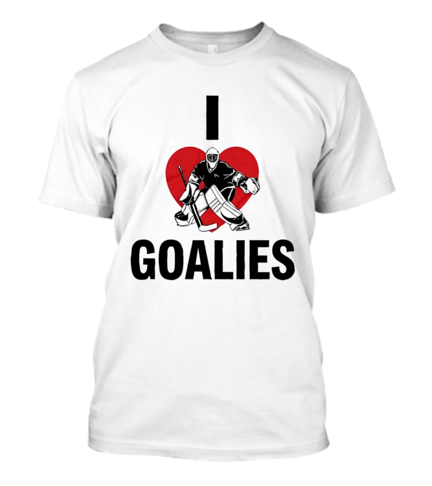 Dan Vladar Ice Hockey I Love Goalies Philadelphia Flyers T-Shirt