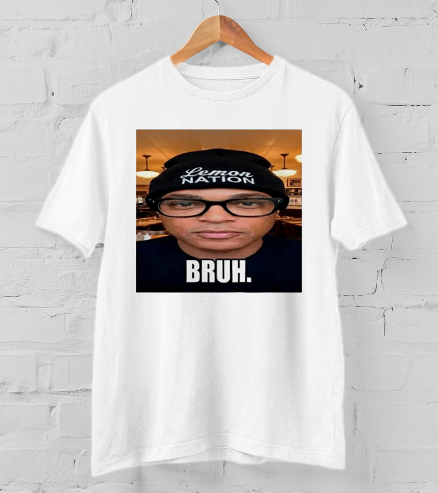 Lemon Nation Beanie Glasses Meme Bruh T-Shirt