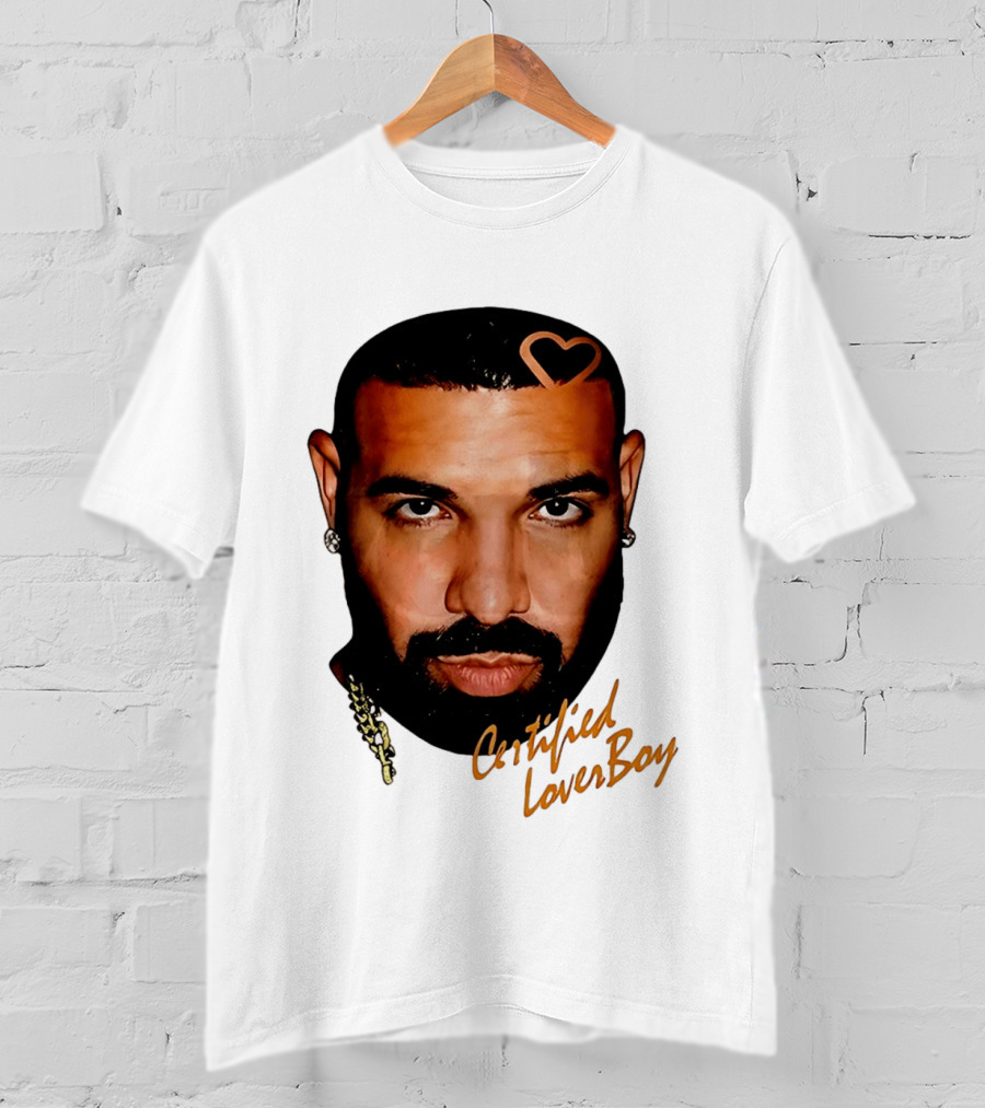 Drake Certified Lover Boy Heart Hair T-Shirt