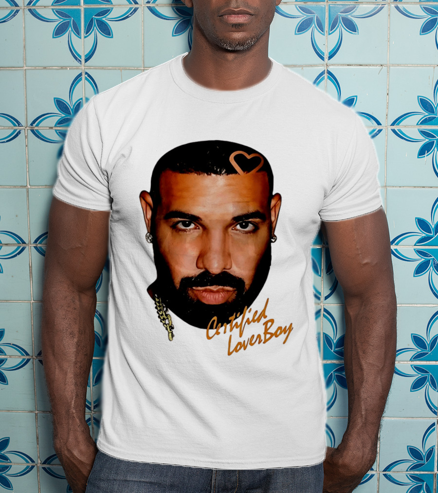 Drake Certified Lover Boy Heart Hair T-Shirt
