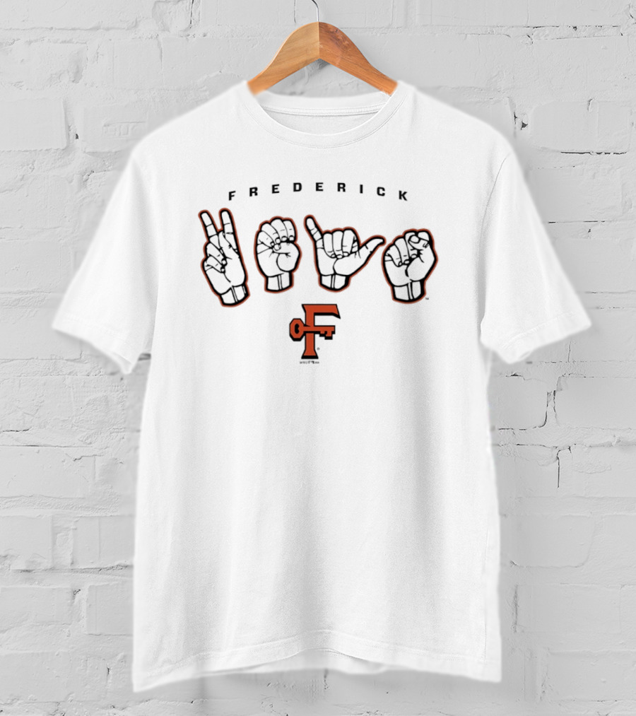 Frederick Keys Hands Sign Baltimore Orioles F T-Shirt