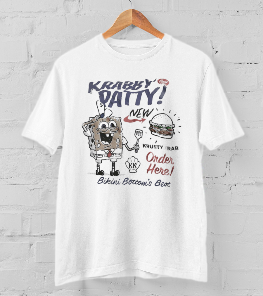 Krabby Patty New Krusty Krab Order Here Bikini Bottom's Best T-Shirt