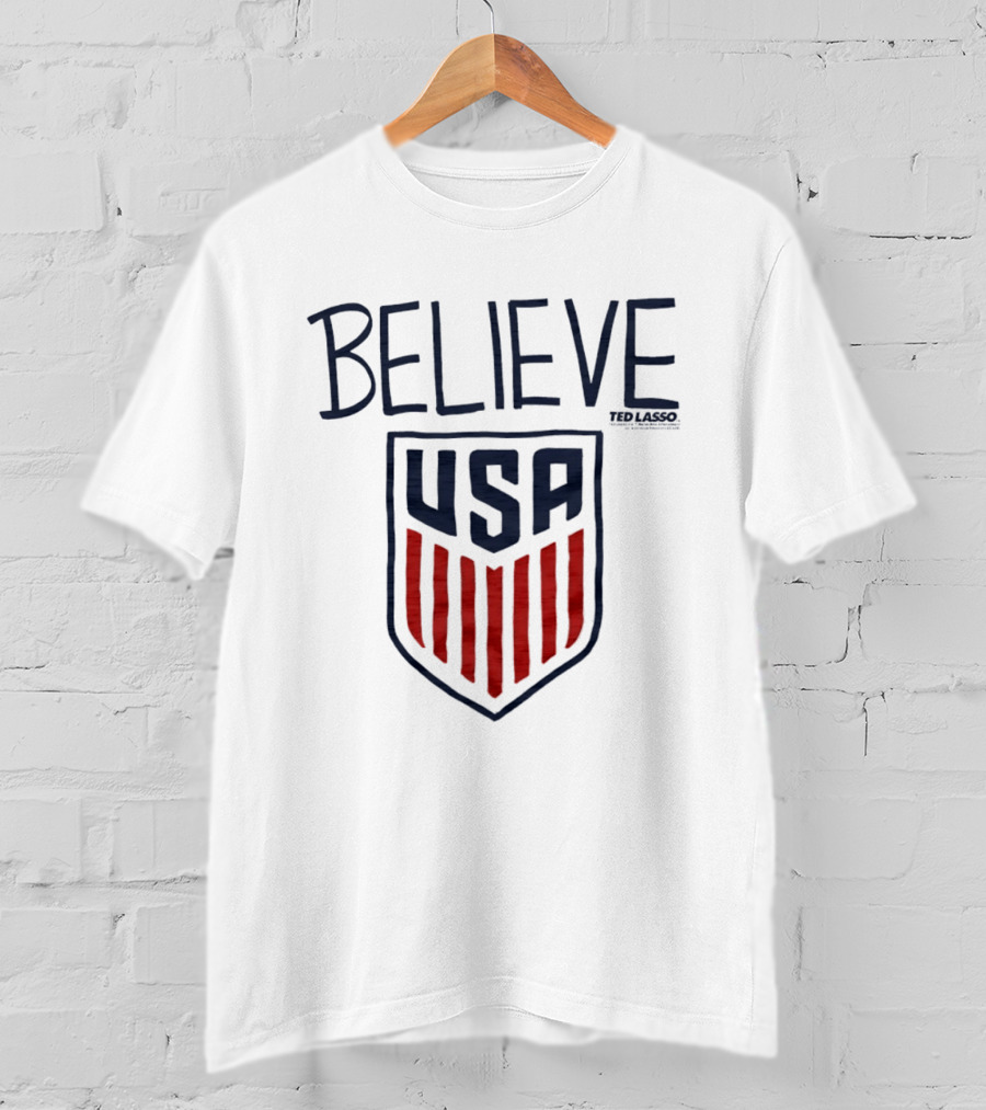 Ted Lasso Believe USA Crest T-Shirt