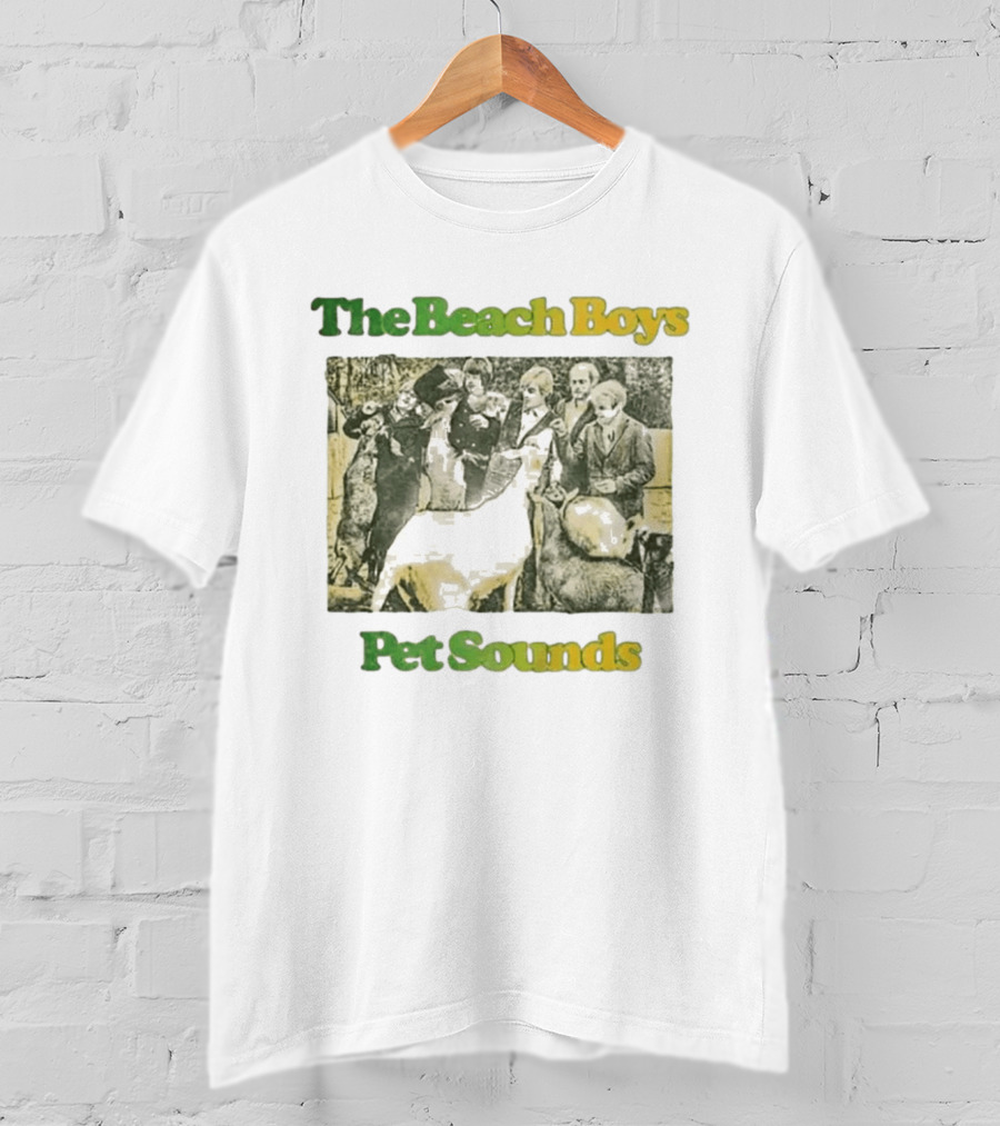 The Beach Boys Pet Sounds Album Cover Art With Animals T-Shirt
