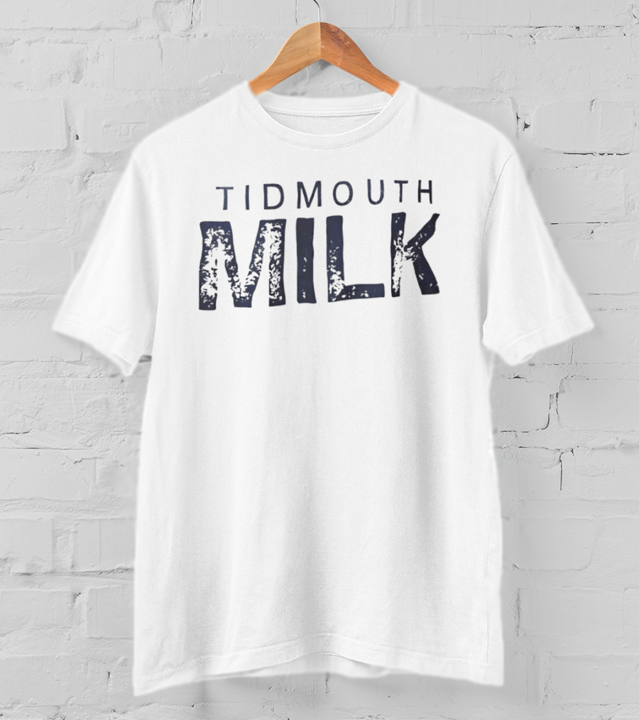 Tidmouth Milk Retro Grunge T-Shirt
