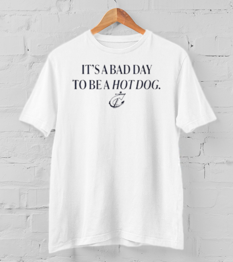 It's A Bad Day To Be A Hot Dog Cleveland Guardians T-Shirt