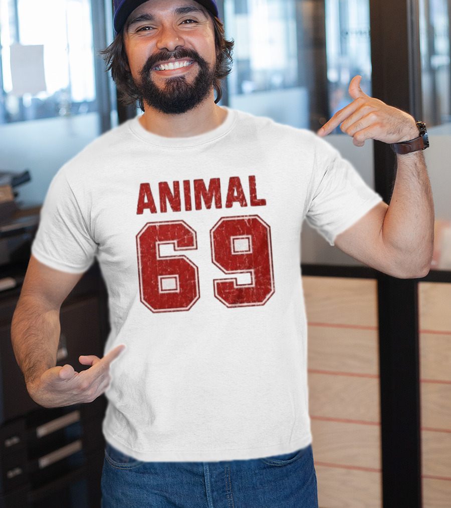 Justin Bieber Animal 69 Retro Jersey T-Shirt