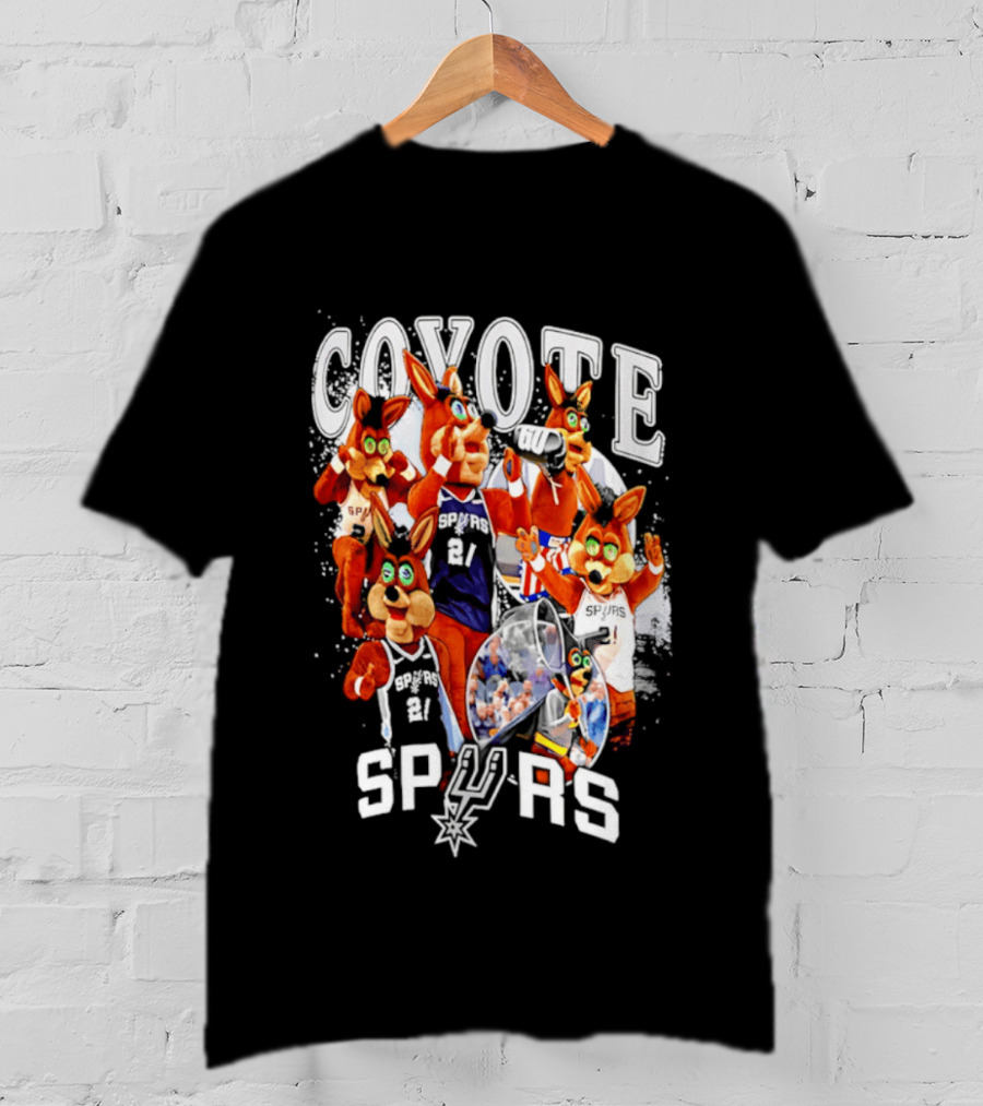 San Antonio Spurs Coyote Basketball Icons Spurs T-Shirt