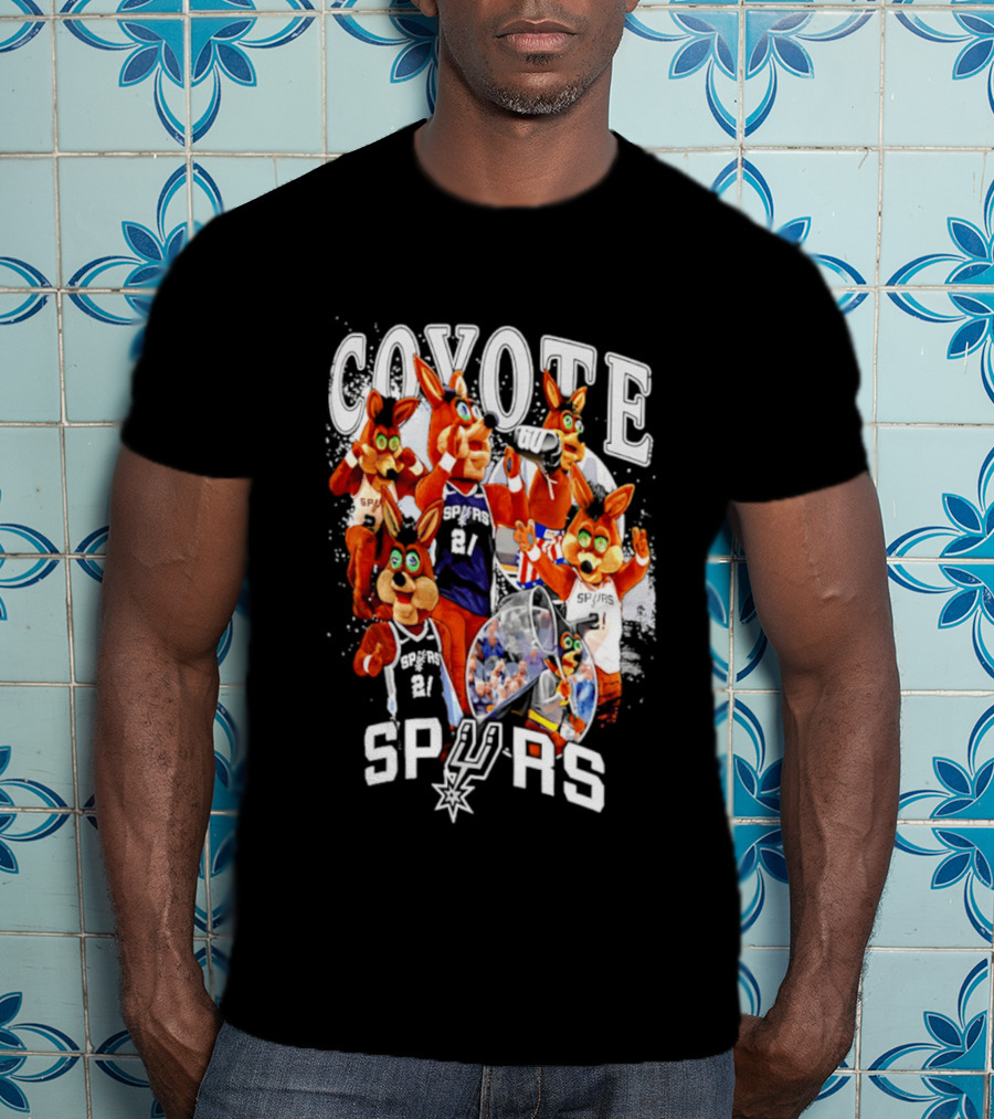 San Antonio Spurs Coyote Basketball Icons Spurs T-Shirt