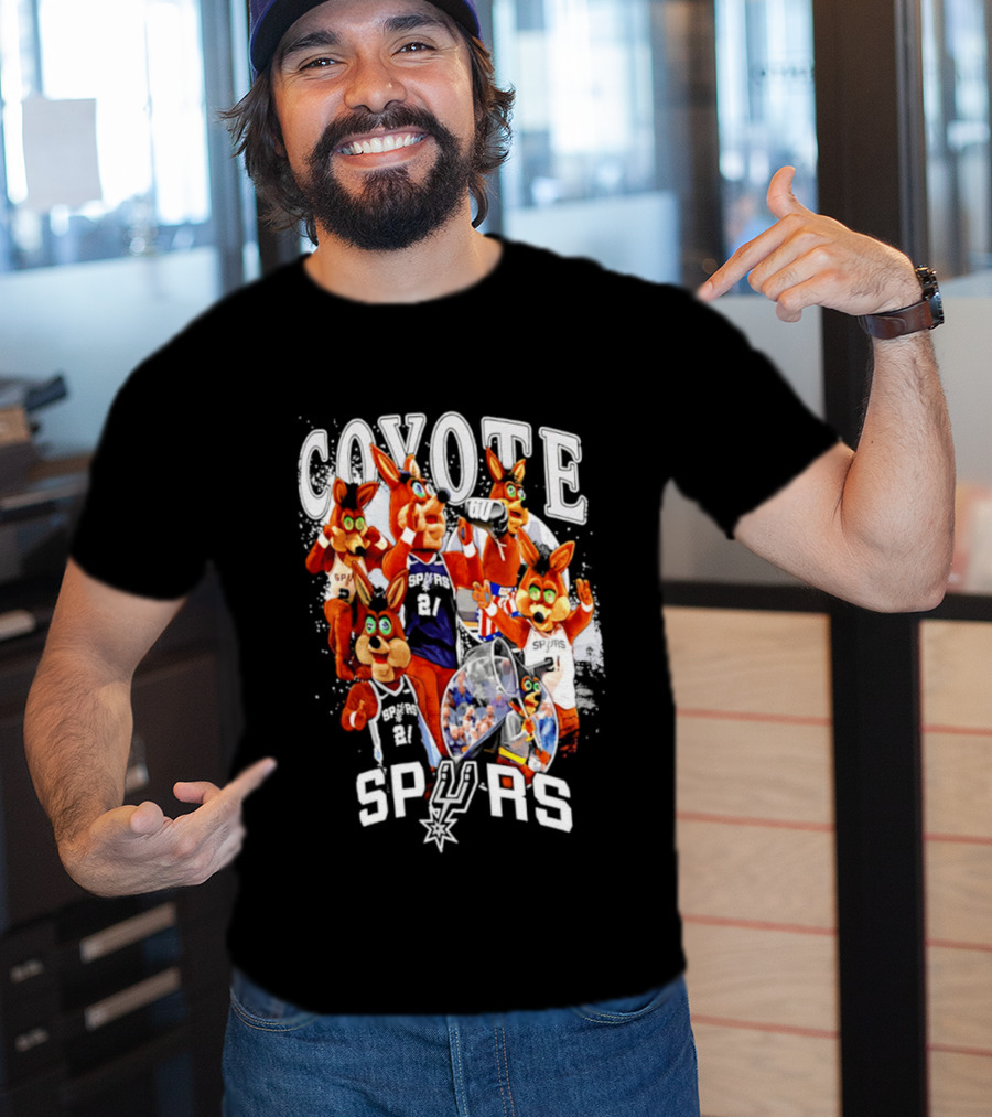 San Antonio Spurs Coyote Basketball Icons Spurs T-Shirt