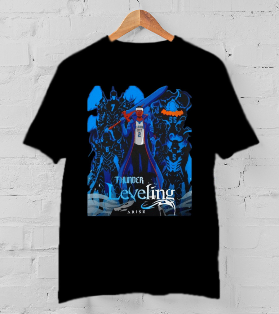 Thunder Leveling Solo Leveling Arise Oklahoma City T-Shirt