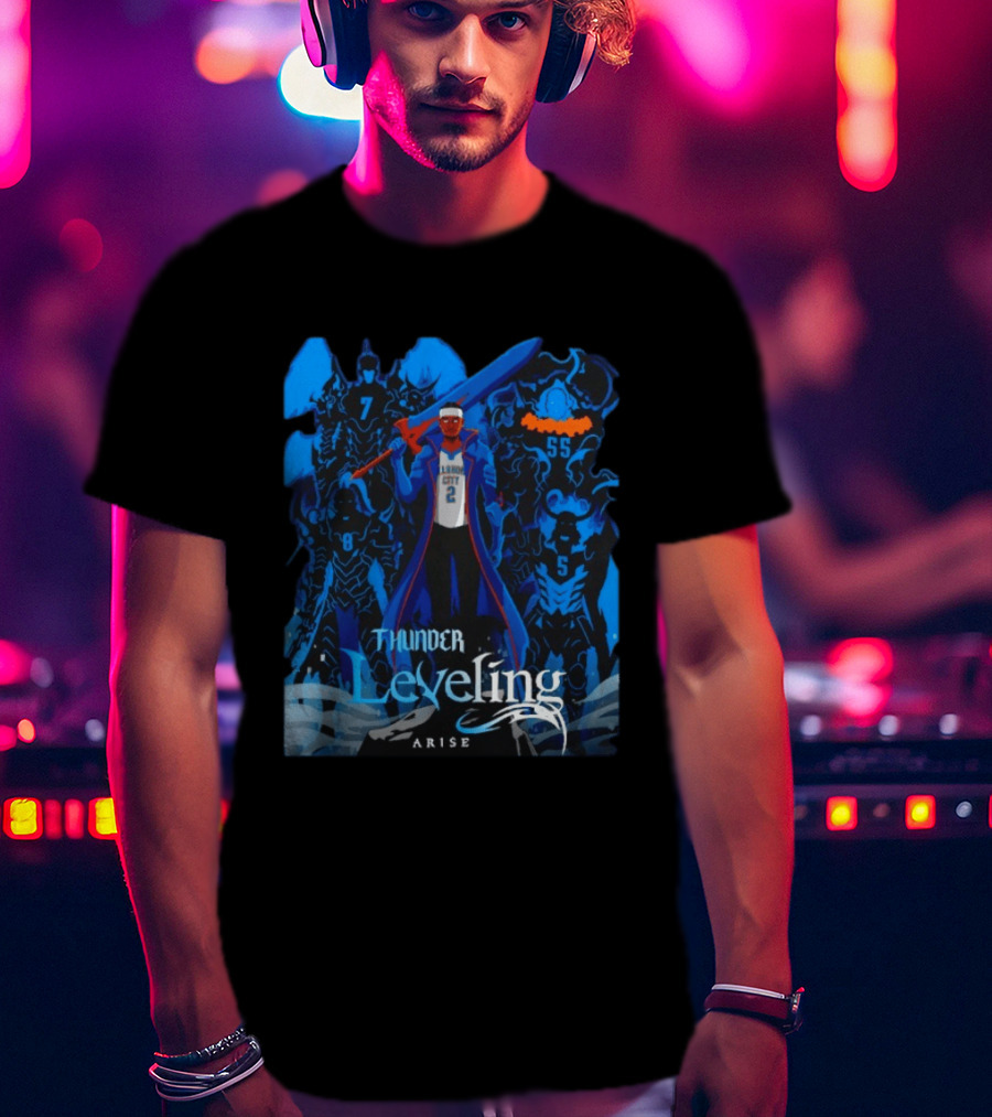 Thunder Leveling Solo Leveling Arise Oklahoma City T-Shirt